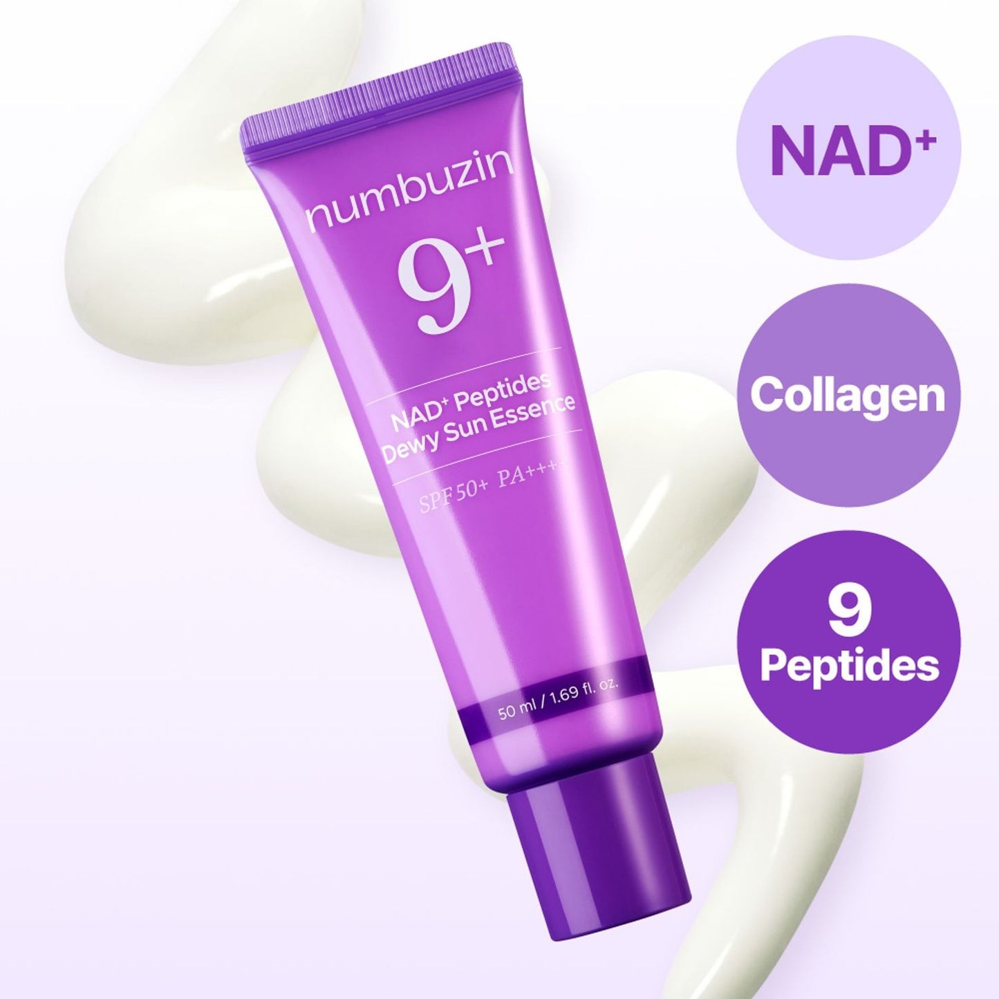 numbuzin - No.9 Nad+ 9 Peptides Dewy Sun Essence 50ml