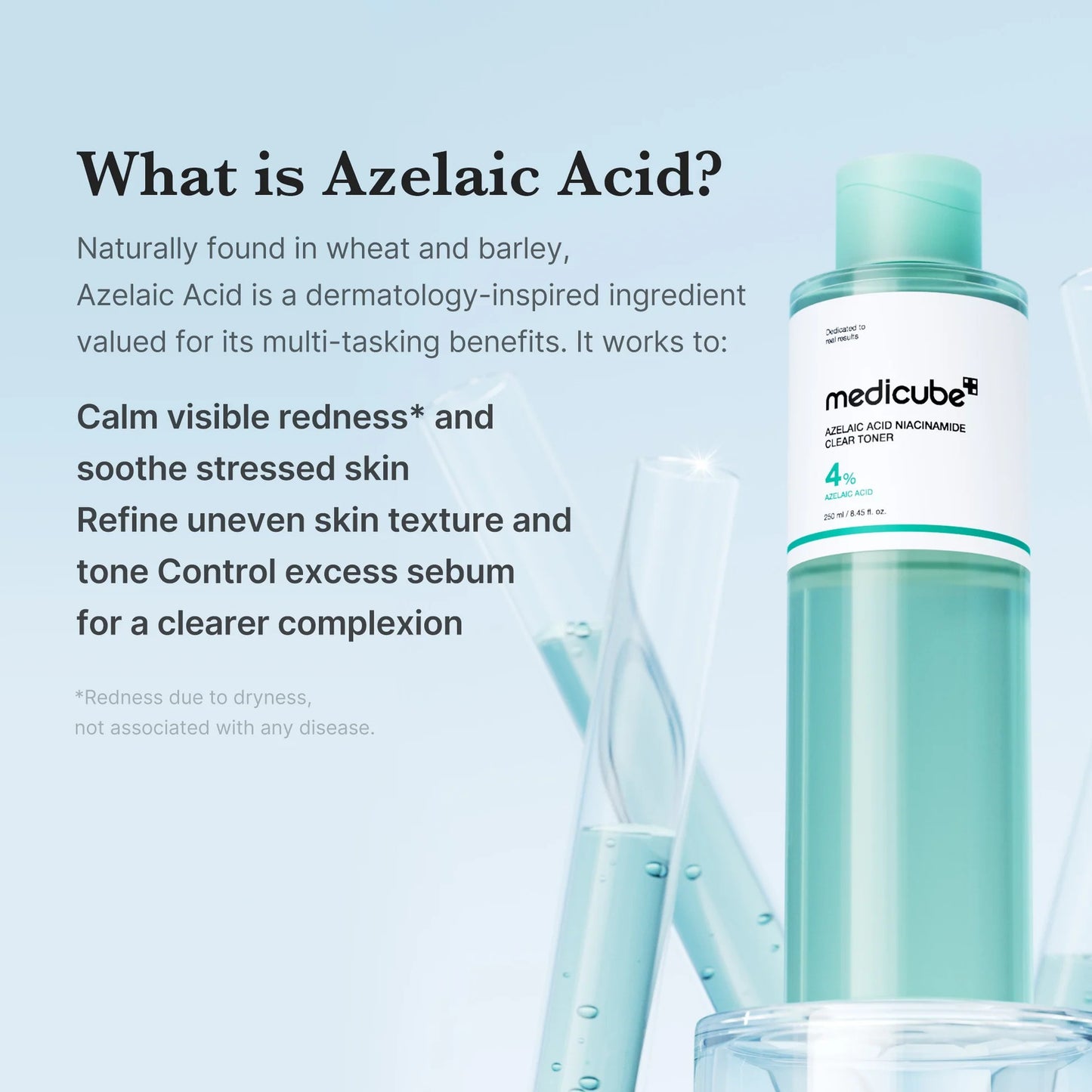 Medicube - Azelaic acid niacinamide clear toner 250ml