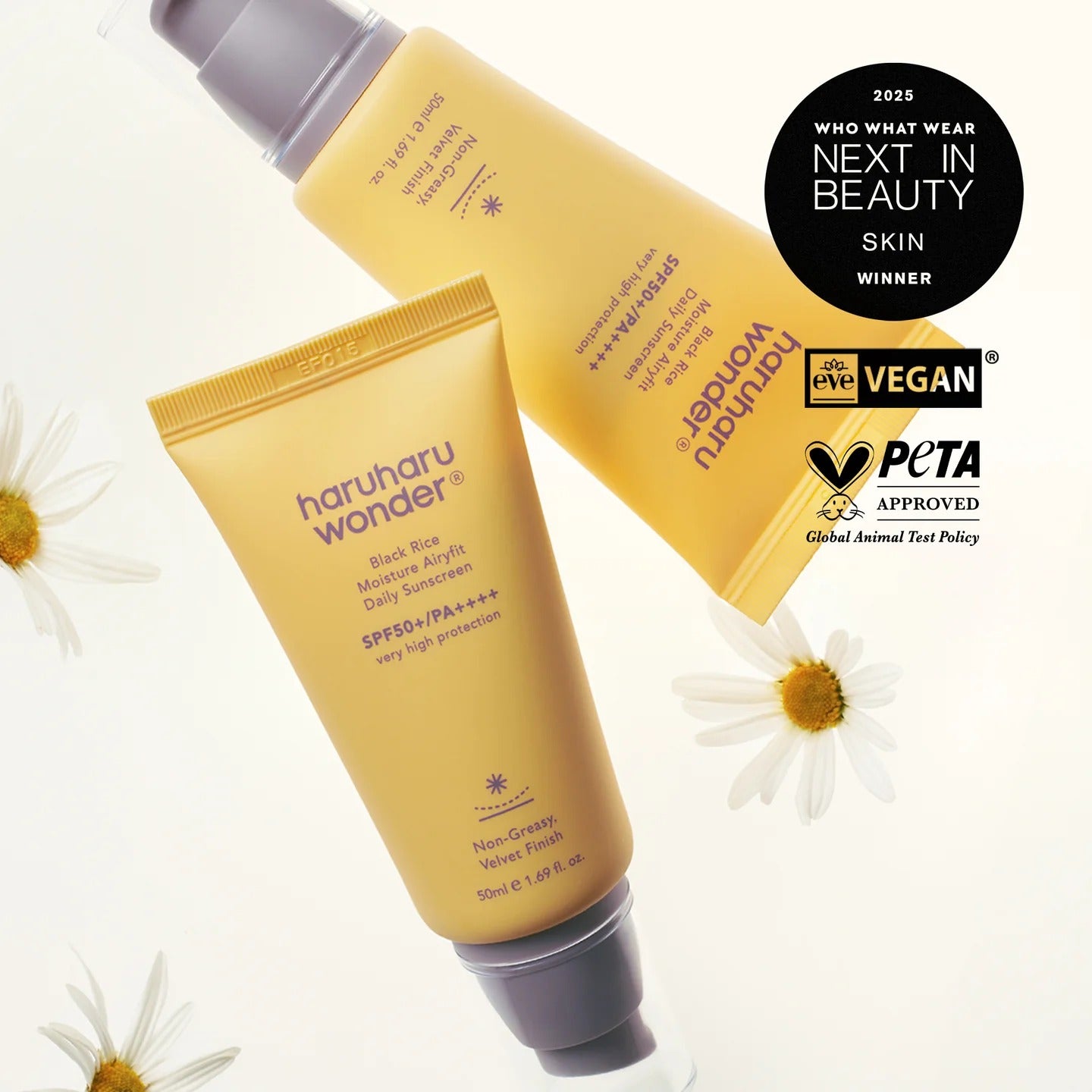 HaruHaru Wonder - Black Rice Moisture Airyfit Daily Sunscreen 50ml