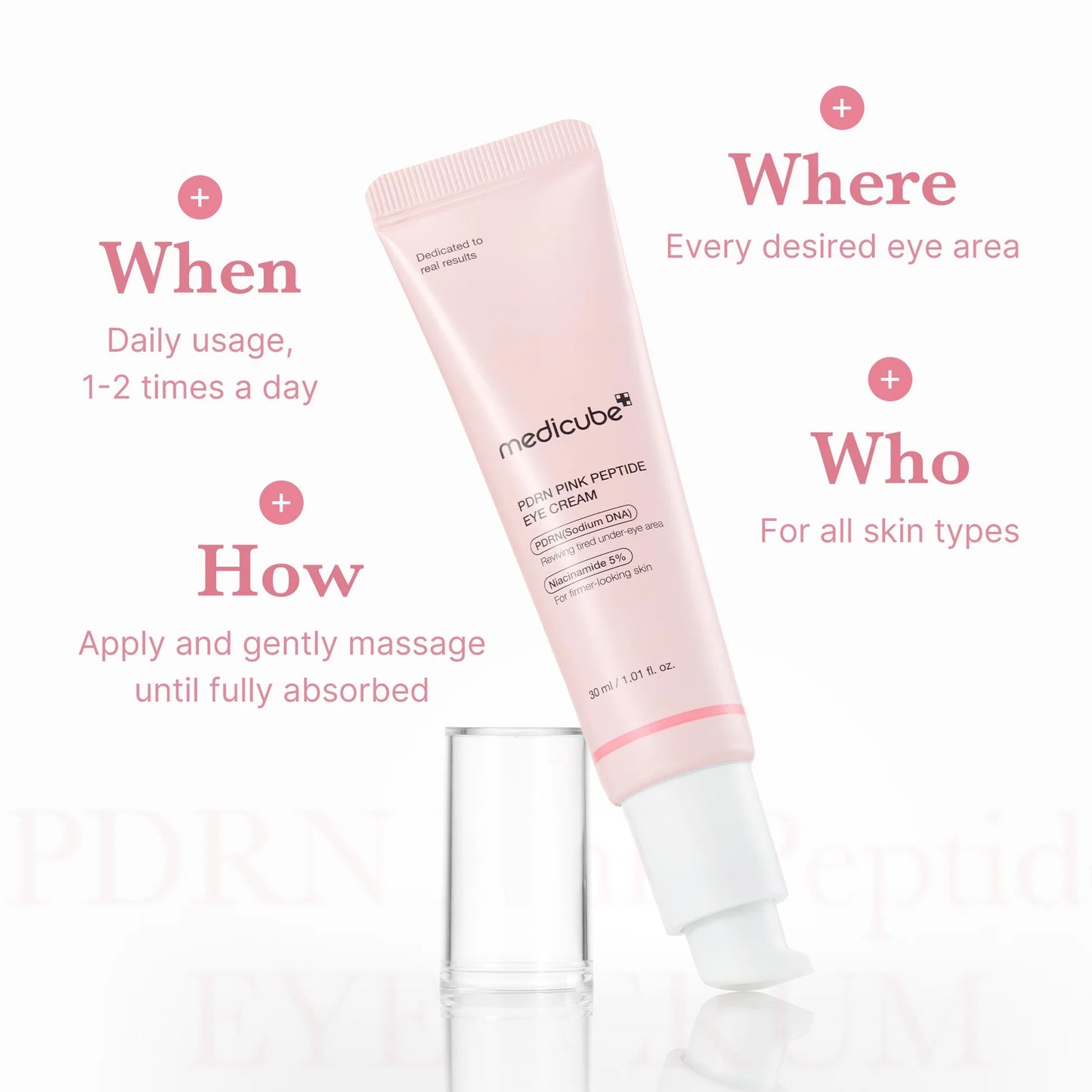 Medicube - PDRN Pink Peptide Eye Cream 30ml