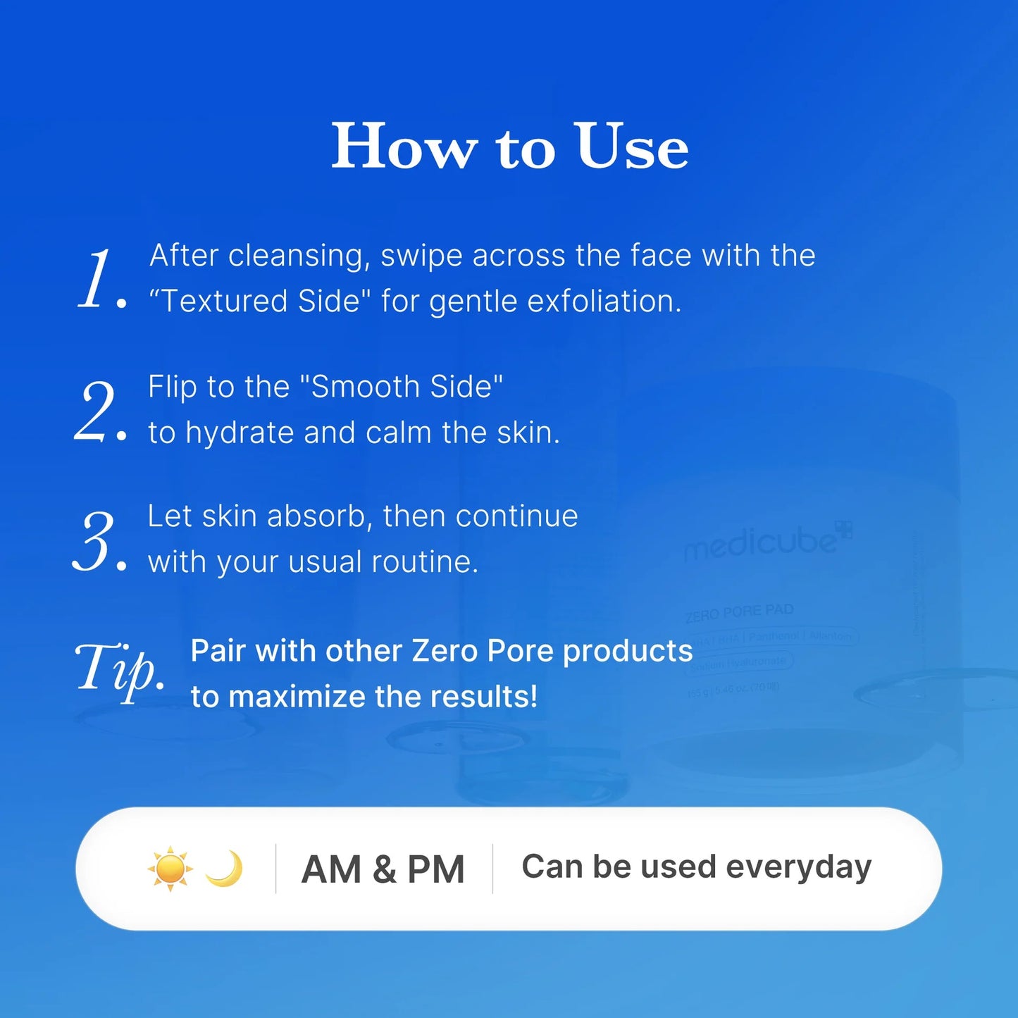 MEDICUBE - Zero Pore Pad 2.0 (70ea)