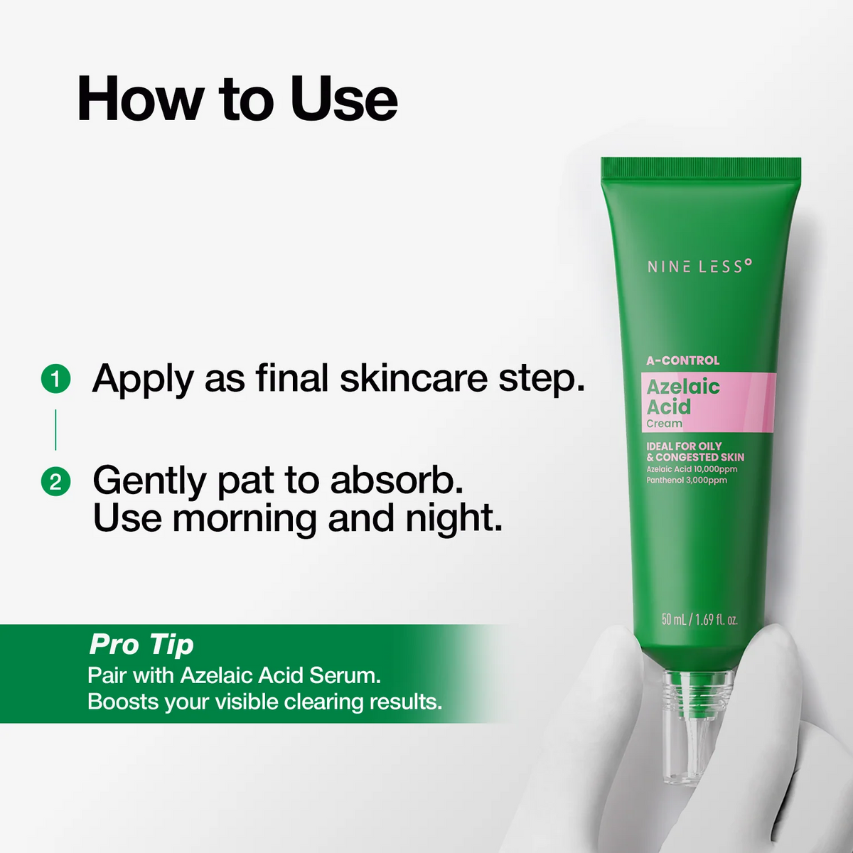 NINELESS - A-CONTROL Azelaic Acid Cream 50ml