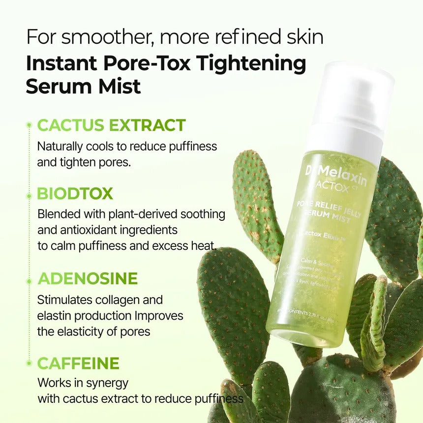 Dr.Melaxin - Cactox Pore Relief Jelly Serum Mist 80ml