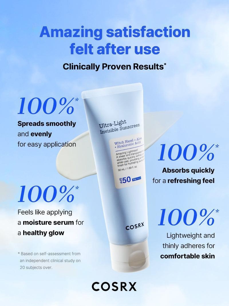 COSRX - Ultra Light Invisible Sunscreen SPF50 PA++++ 50ml