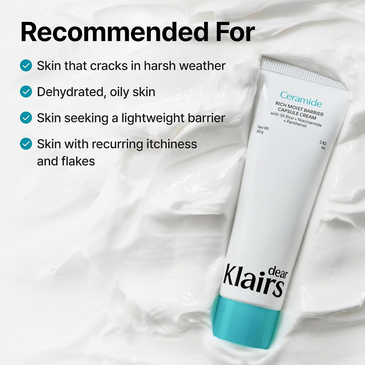 Dear, Klairs - Rich Moist Barrier Capsule Cream 80g
