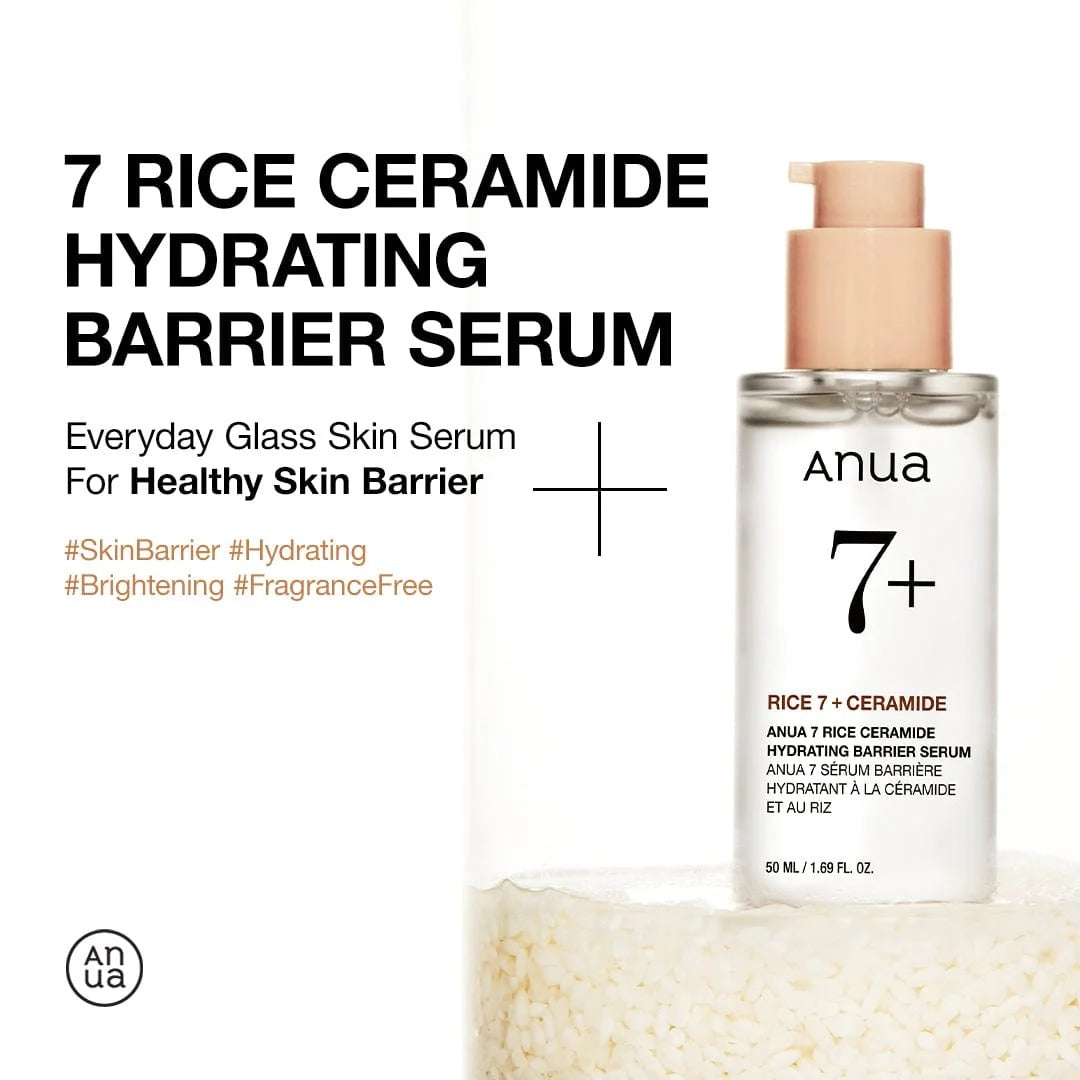 Anua - Rice 7+ Ceramide Hydrating Barrier Serum 50ml