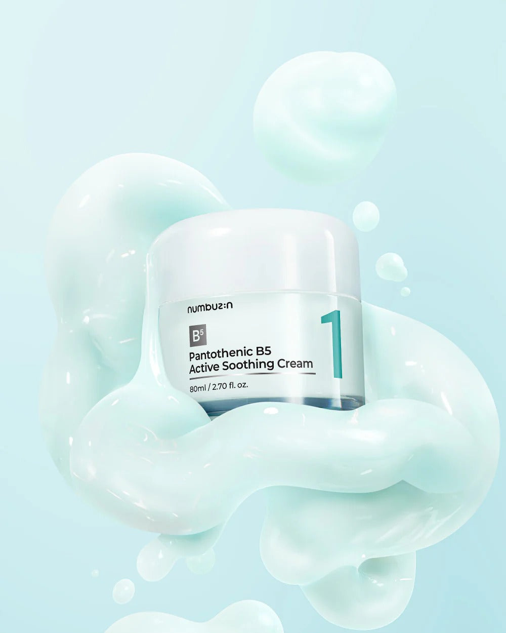 numbuzin - No.1 Pantothenic B5 Active Soothing Cream 80ml