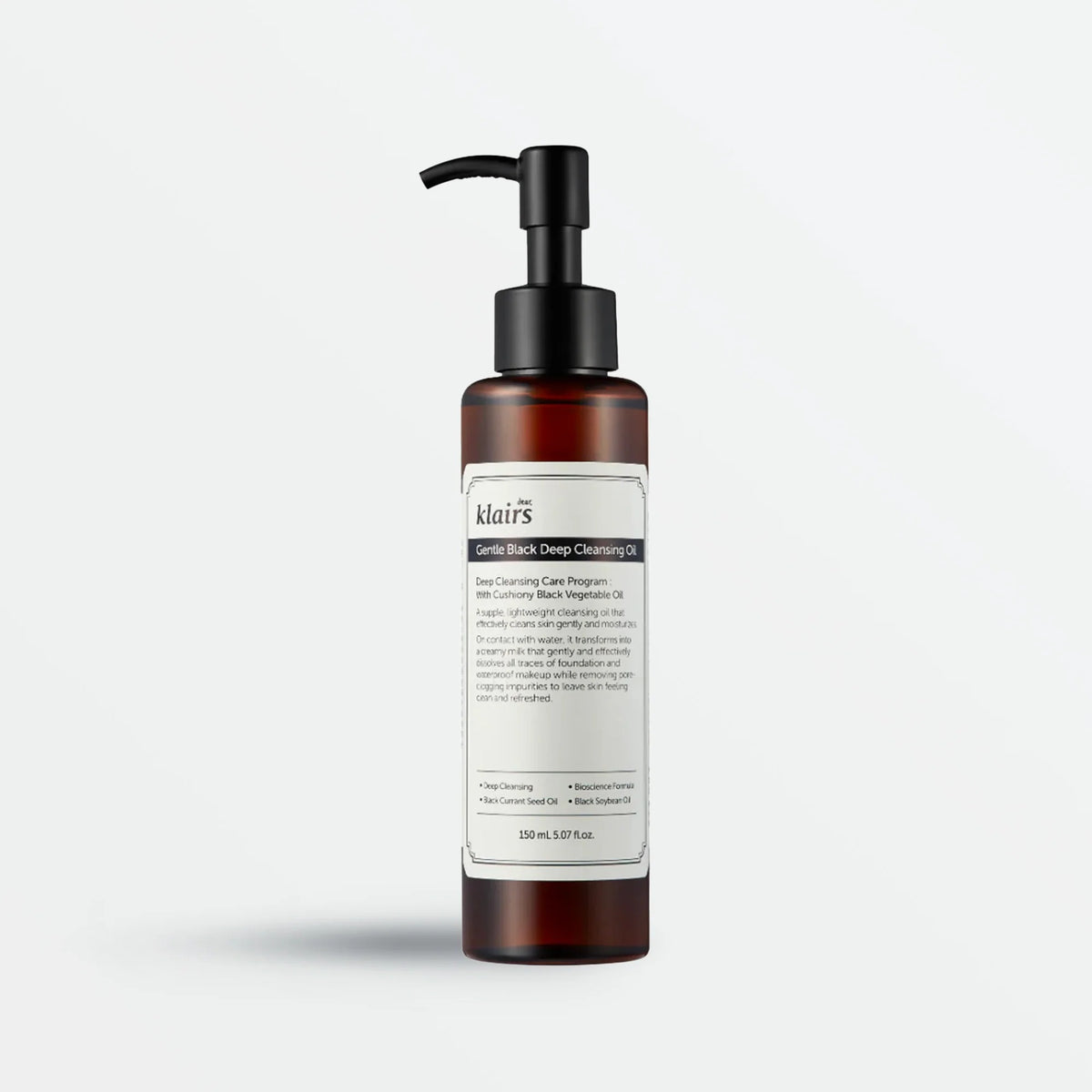 Dear, Klairs Gentle Black Deep Cleansing Oil 150ml