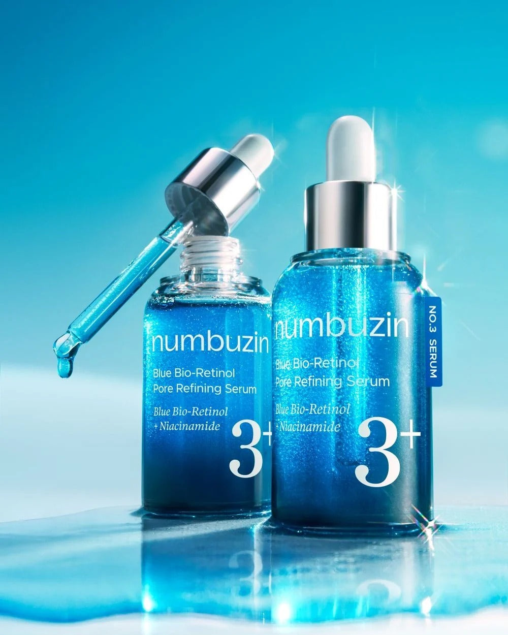 numbuzin - No.3 Blue Bio-Retinol Pore Refining Serum 30ml