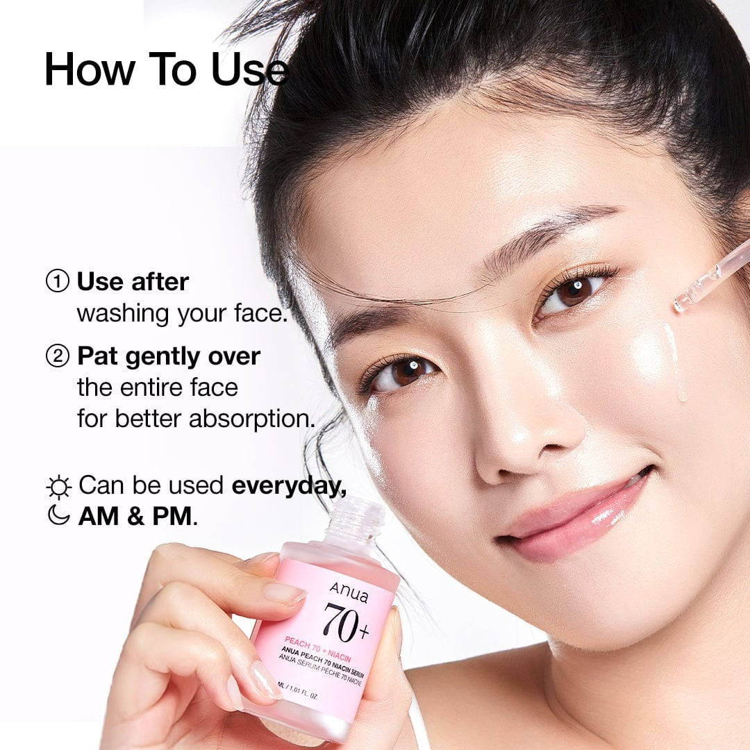 Anua - Peach 70% Niacinamide Serum 30ml