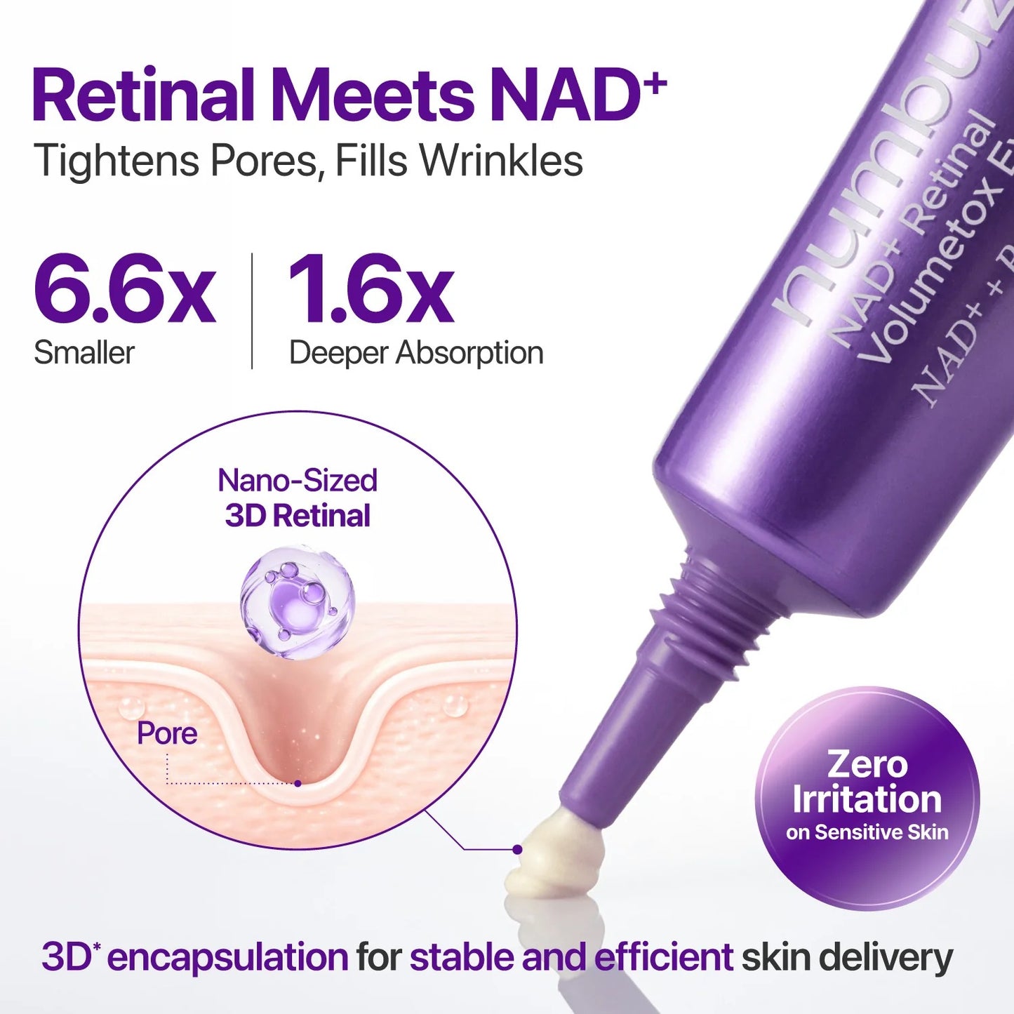 numbuzin - No.9 NAD+ Retinal Volumetox Eye Cream 20ml