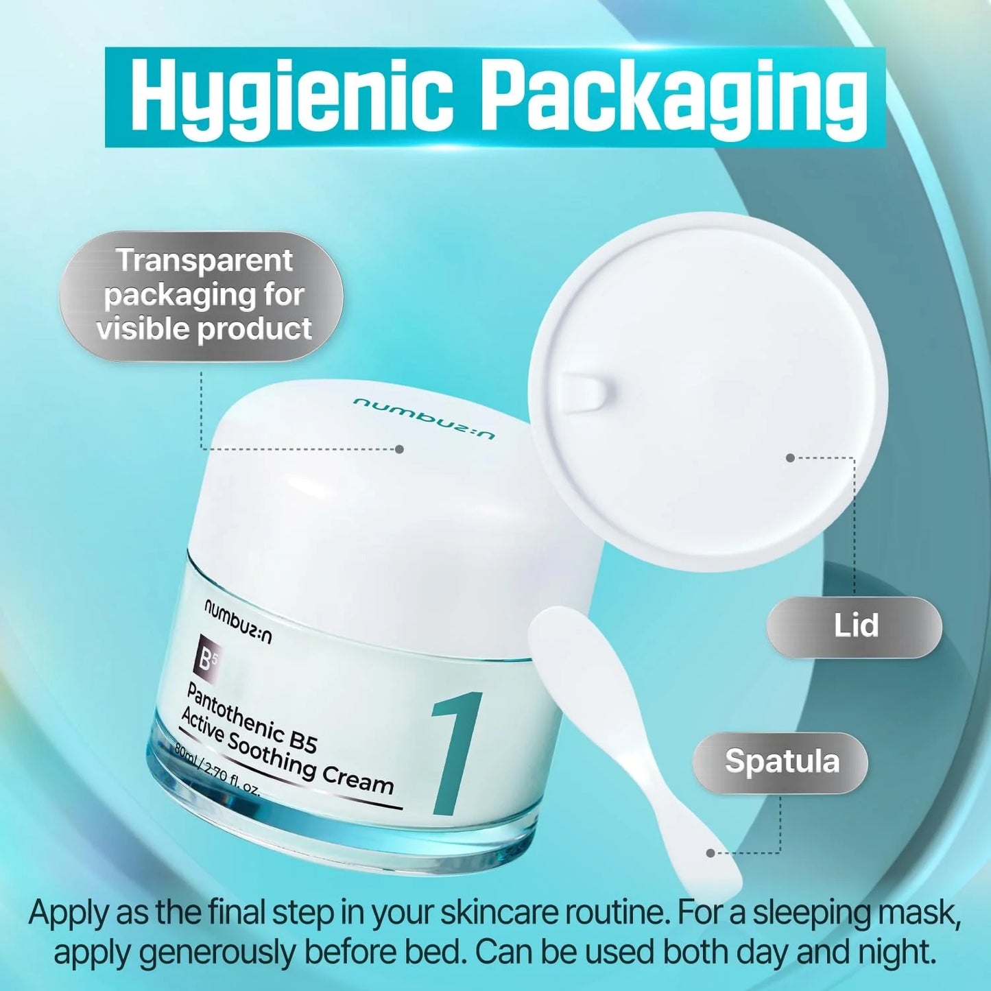 numbuzin - No.1 Pantothenic B5 Active Soothing Cream 80ml