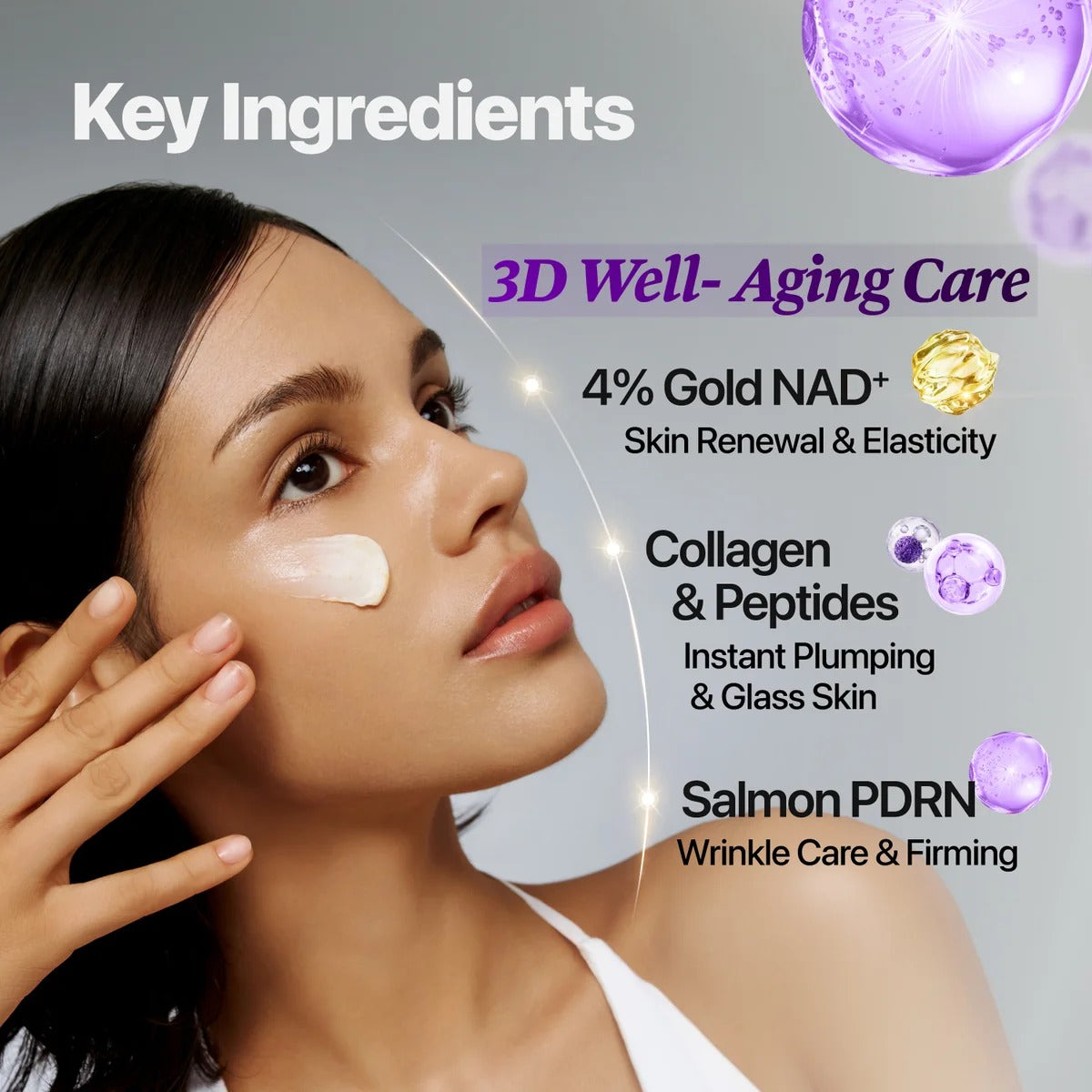 numbuzin - No.9 NAD+ Gold 3D Firming Cream 50ml