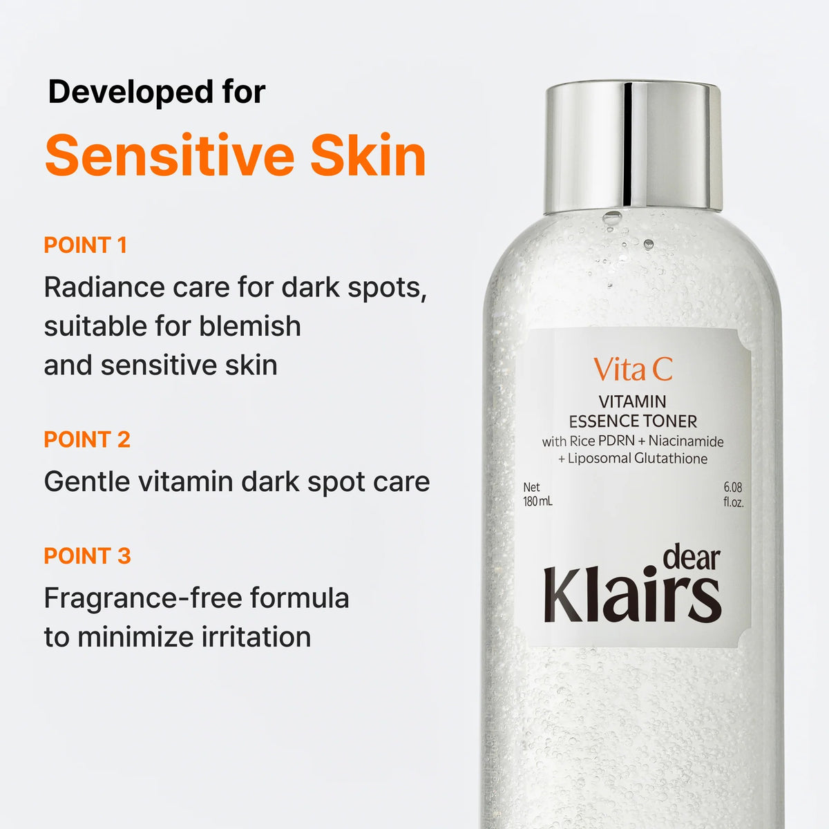 Dear, Klairs - Vitamin Essence Toner 180ml