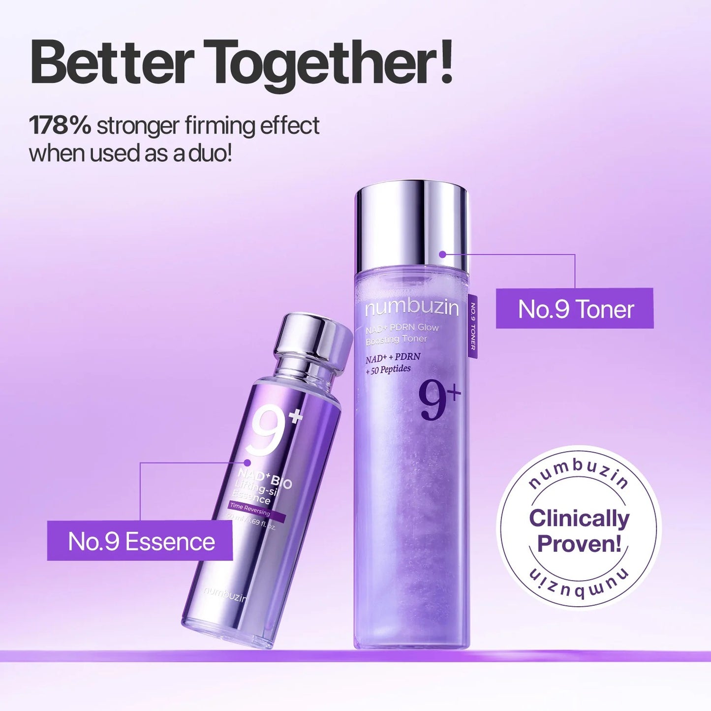 numbuzin - No.9 NAD PDRN Glow Boosting Toner 150ml
