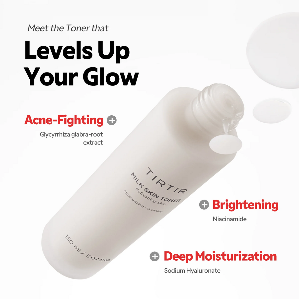 TIRTIR - Milk Skin Toner 150ml