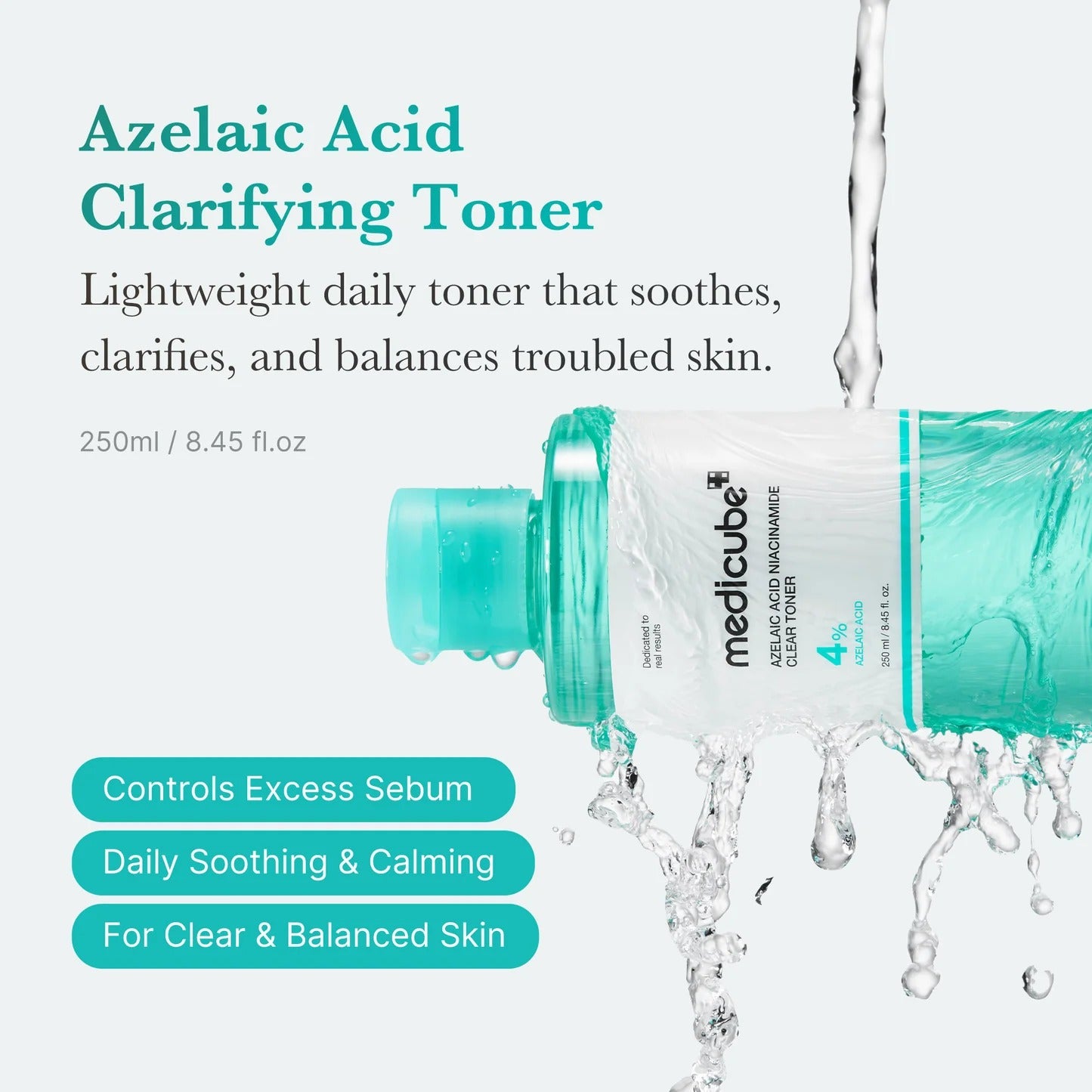 Medicube - Azelaic acid niacinamide clear toner 250ml