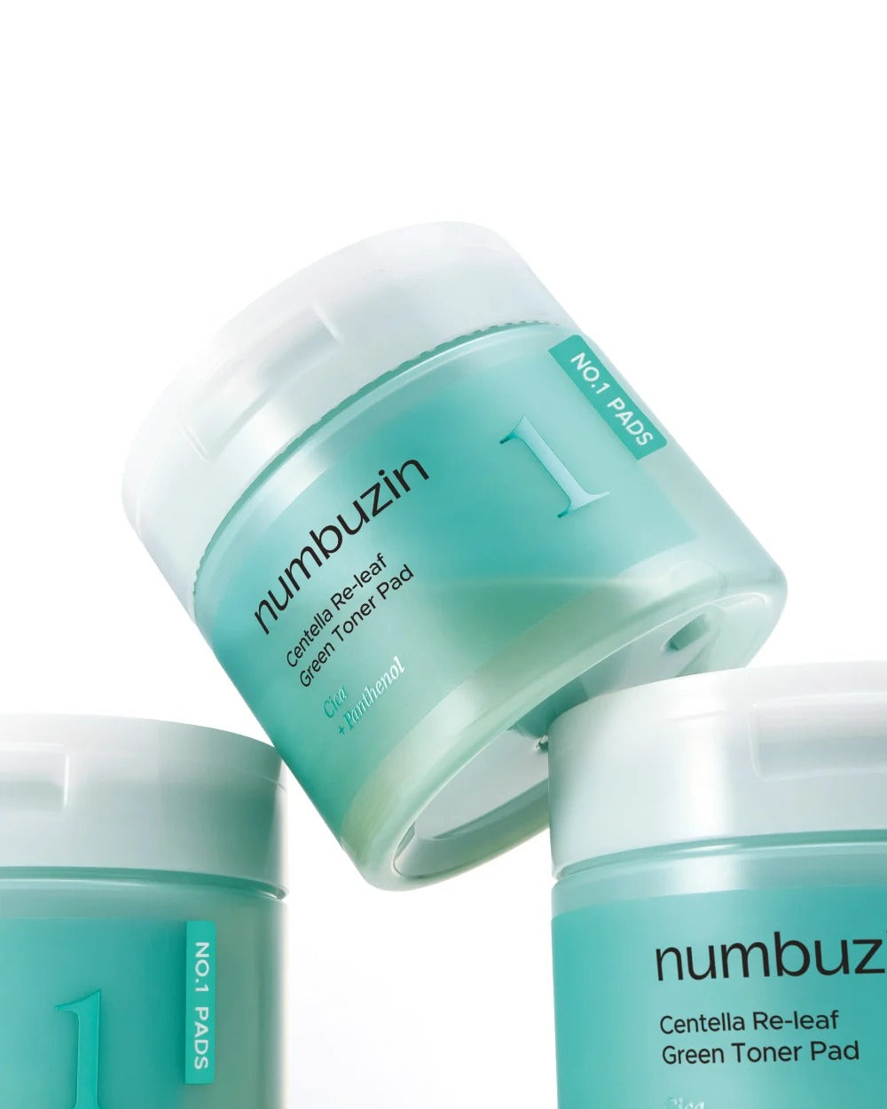 numbuzin - No.1 Centella Re-leaf Green Toner Pad 190ml (70 pads)