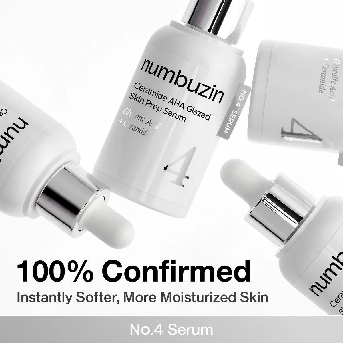 numbuzin - No.4 Ceramide AHA Glazed Skin Prep Serum Vial Set 1.3ml x 10 vials