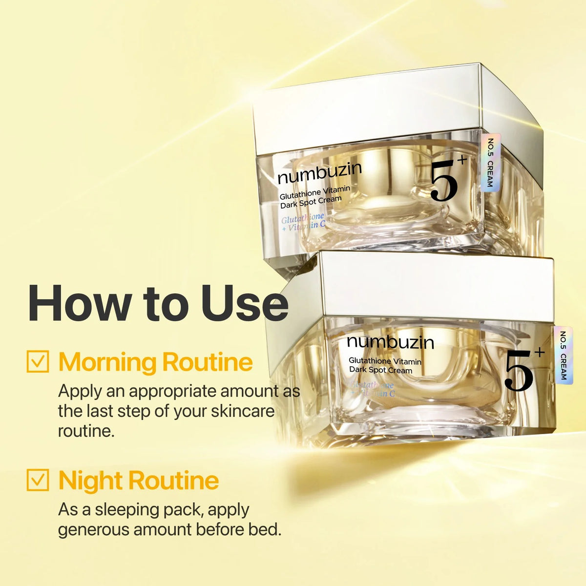 numbuzin - No.5+ Vitamin Glutathione Dark Spot Laser 50ml