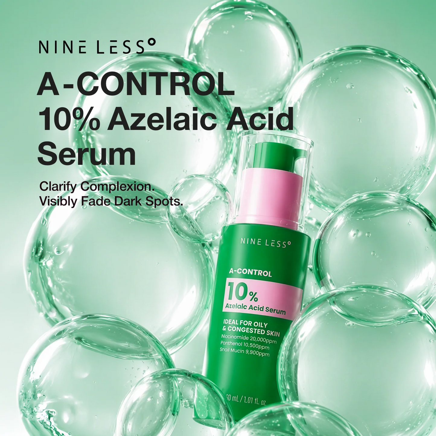 NINELESS - A-Control 10% Azelaic Acid Serum 30ml