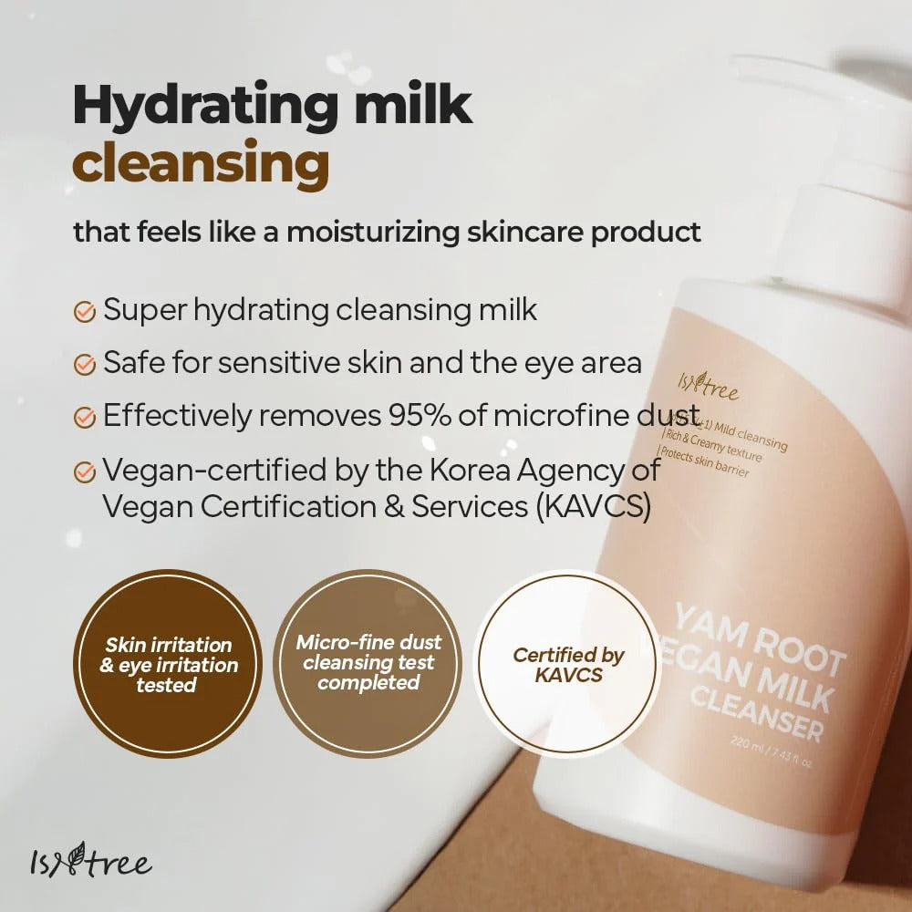 Isntree - Yam Root Vegan Milk Cleanser 220ml