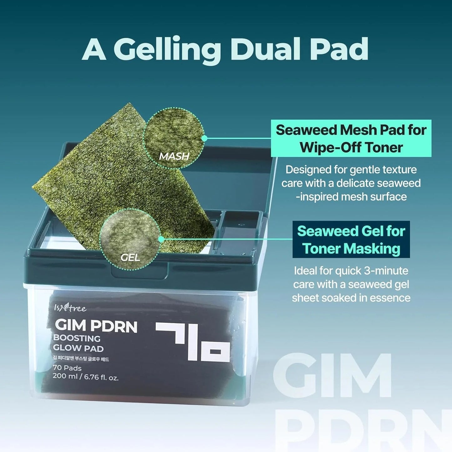 Isntree - GIM PDRN Boosting Glow Pad (200ml) 70ea