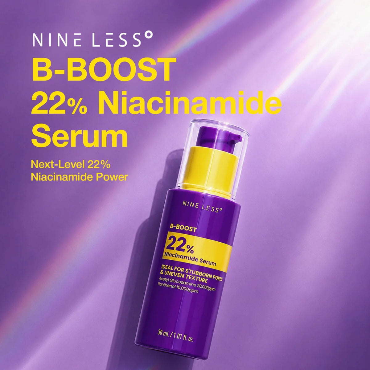 NINELESS - B-BOOST 22% Niacinamide Serum 30ml