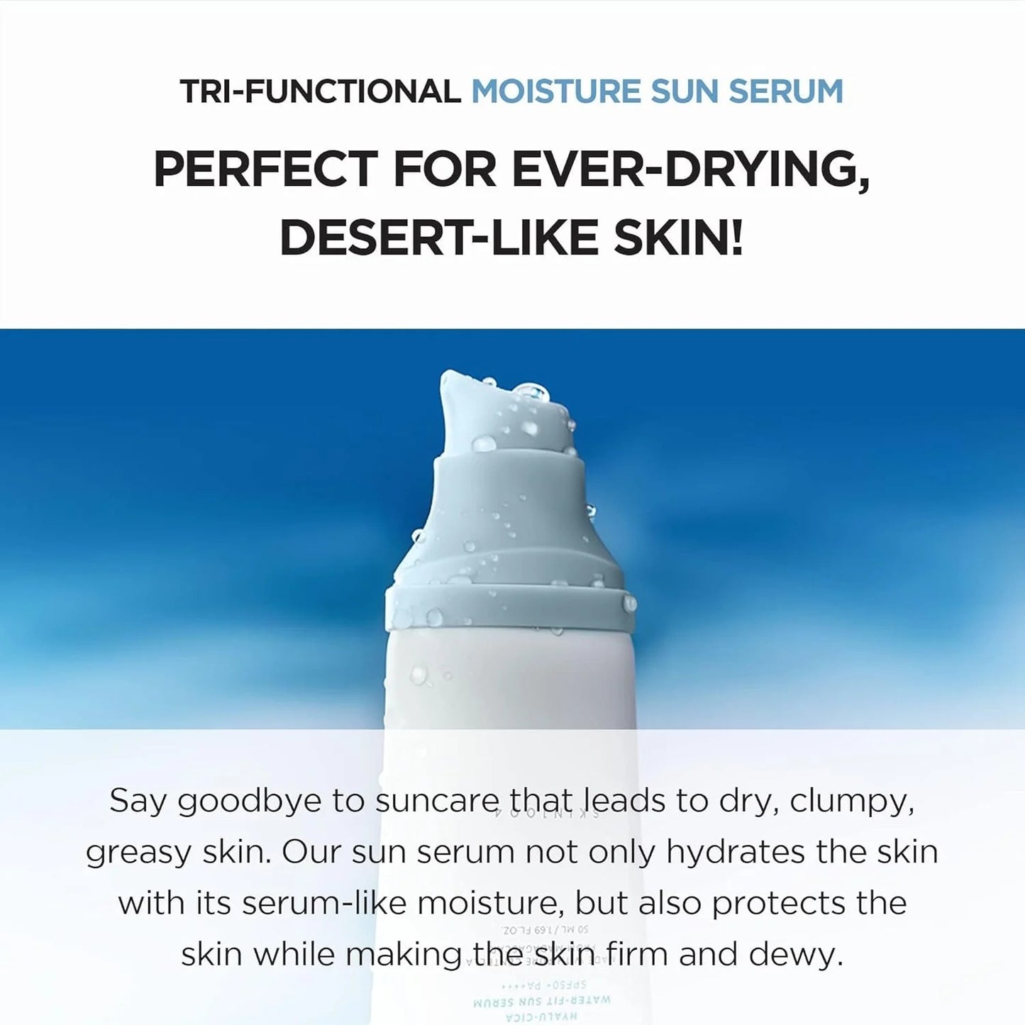 SKIN1004 - Madagascar Centella Hyalu-Cica Water-Fit Sun Serum SPF50+