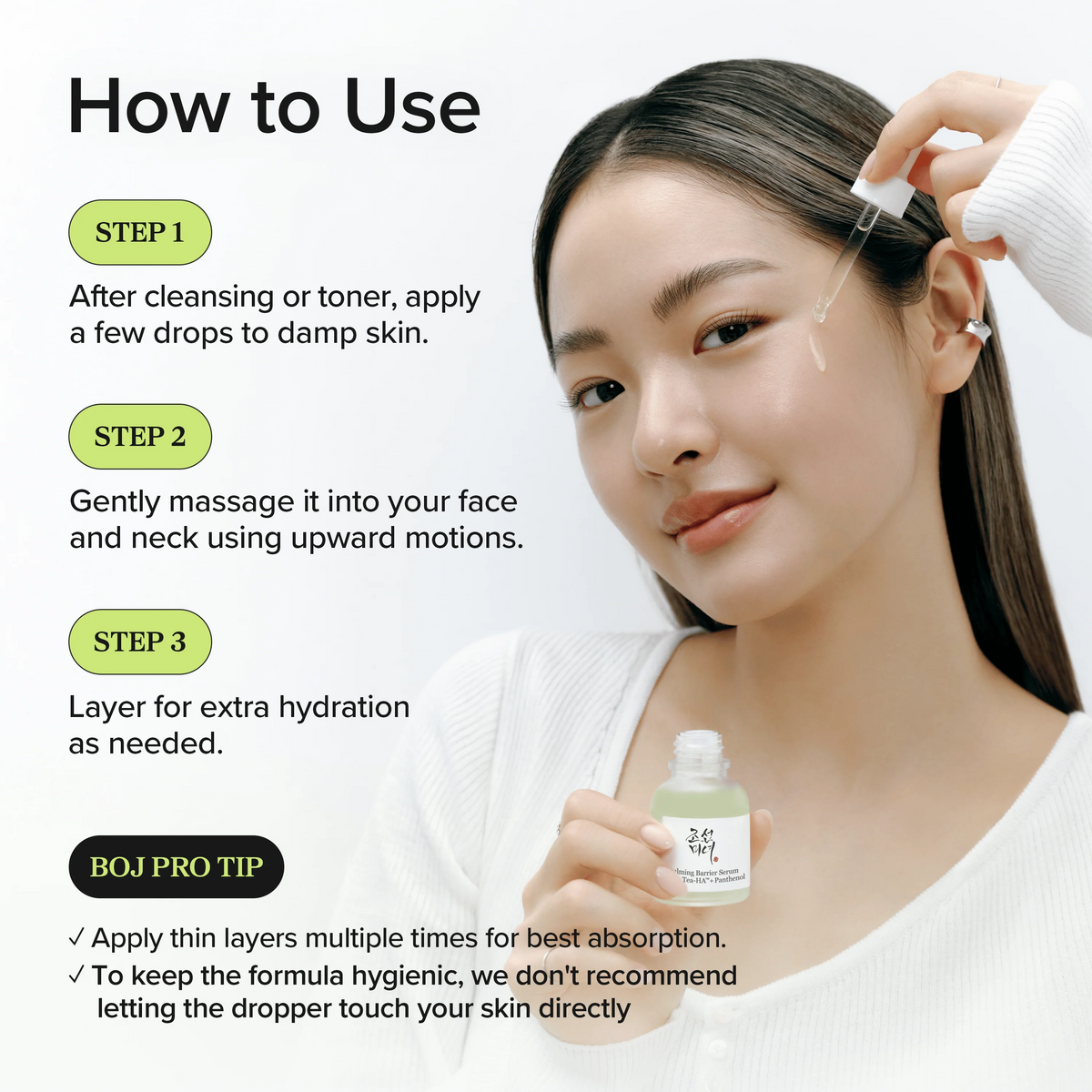 BEAUTY OF JOSEON - Calming Serum : Green Tea + Panthenol 30ml