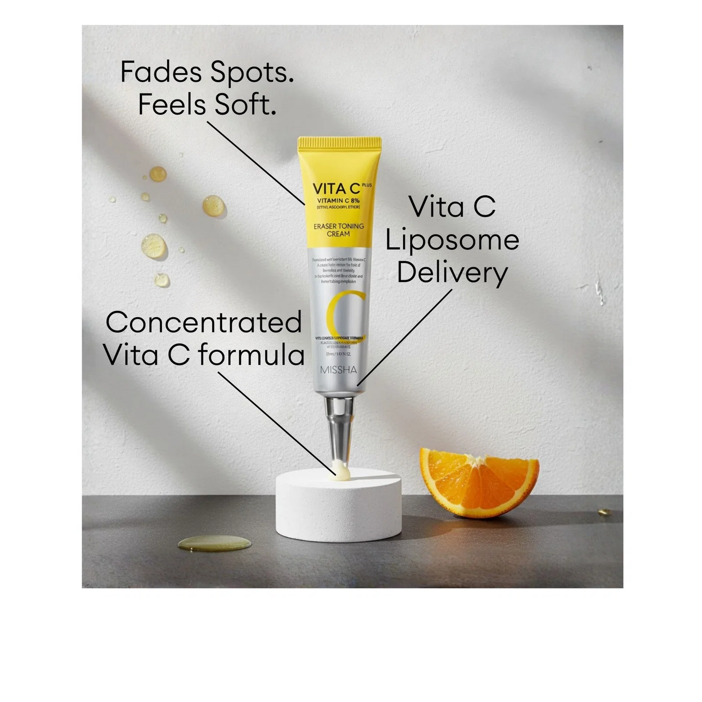 MISSHA - Vita C Plus eraser toning cream 30ml
