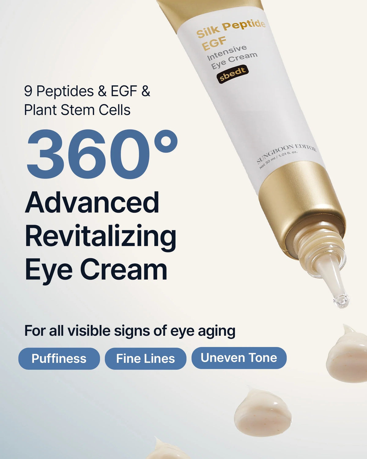 SUNGBOON EDITOR - Silk Peptide EGF Intensive Eye Cream 30ml