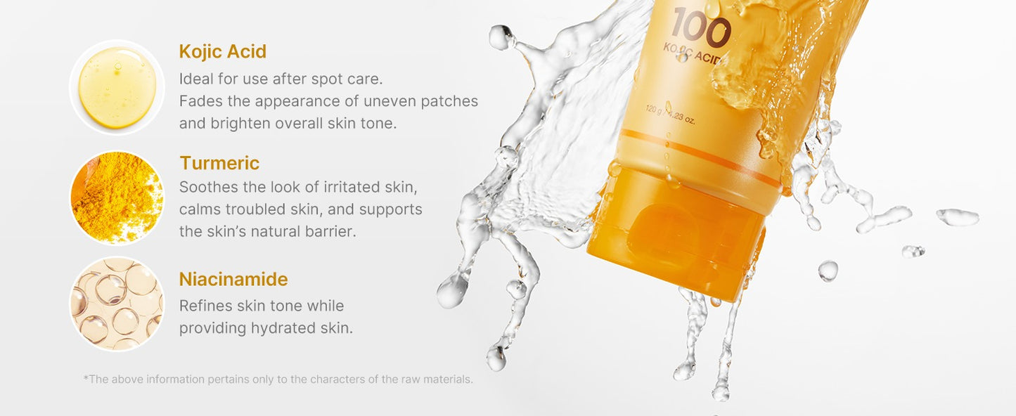 Medicube - Kojic acid turmeric toning cleanser 120g