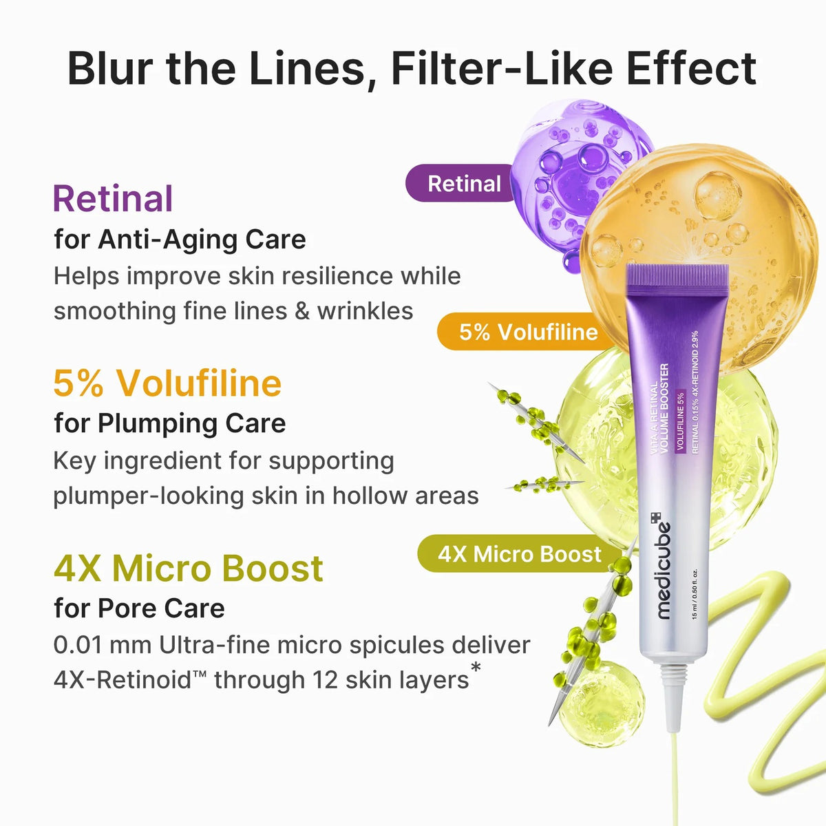 Medicube - Vita A Retinal Volume Booster Serum 15ml