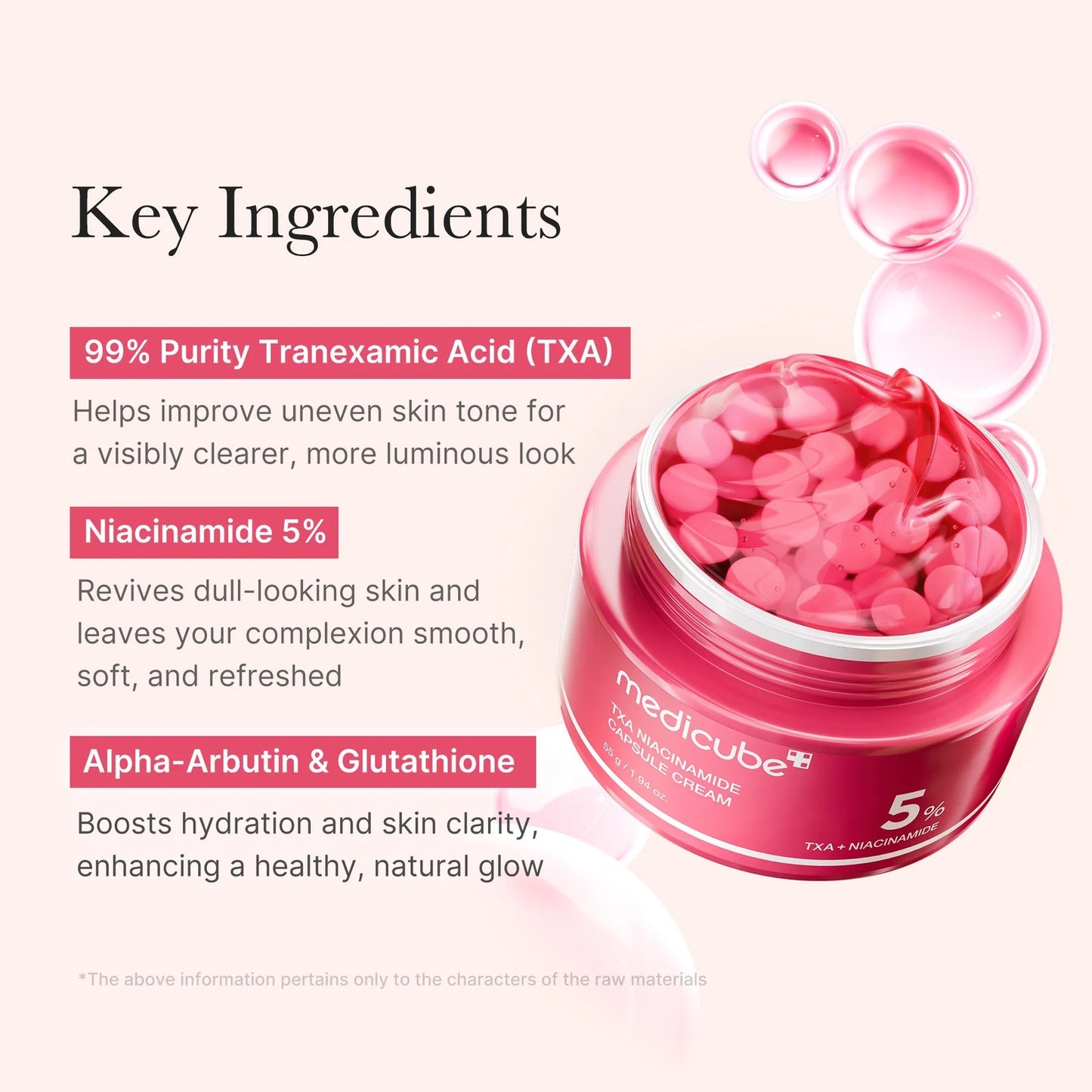 MEDICUBE - TXA Niacinamide Capsule Cream 55g