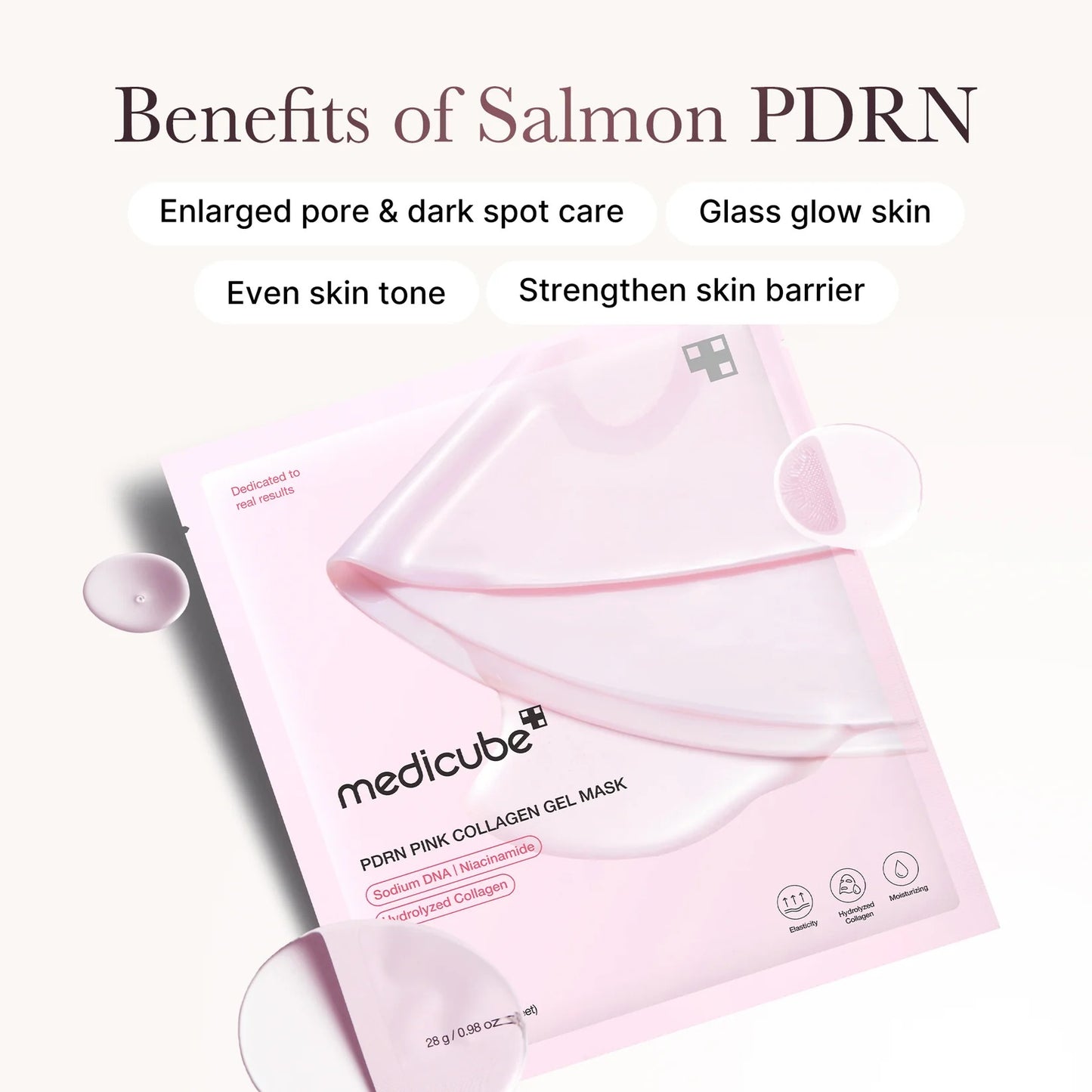 MEDICUBE - PDRN Pink Collagen Gel Mask (4ea)