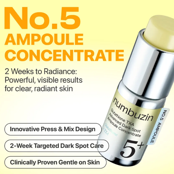 numbuzin - No.5 Glutathione TXA Advanced Dark Spot Ampoule 10.7gm